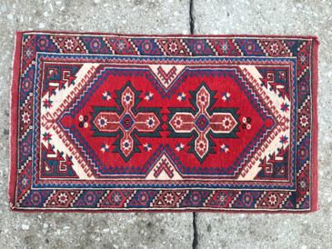 #103  Anatolian 2'5"x4'1" Turkish Rug, c.1960