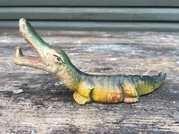 Cast Iron Alligator Bottle Opener, Antique
