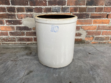 Stoneware Large Antique Crock, The Logan Pottery Co. 