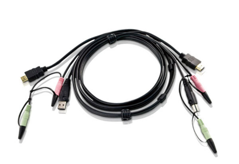 ATEN 2L-7D02UH: 1.8M USB HDMI KVM Cable with Audio - aten-kvm.com
