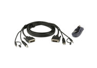 ATEN 2L-7D02UDX2: 1.8M USB DVI-D Dual Link Secure KVM Cable Kit 