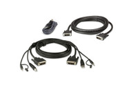 ATEN 2L-7D02UDX3: 1.8M USB DVI-D Dual Link Secure KVM Cable Kit 