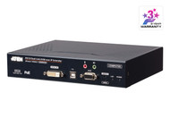 KE6922T: 2K DVI-D Dual-Link KVM over IP Transmitter with Dual SFP & PoE
