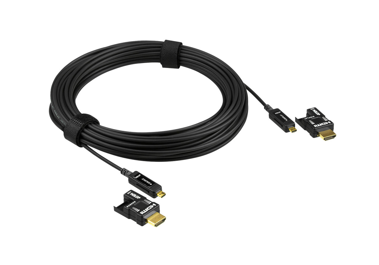 30M True 4K HDMI Active Optical Cable (True 4K@30m) - VE7833, ATEN Video  Extenders