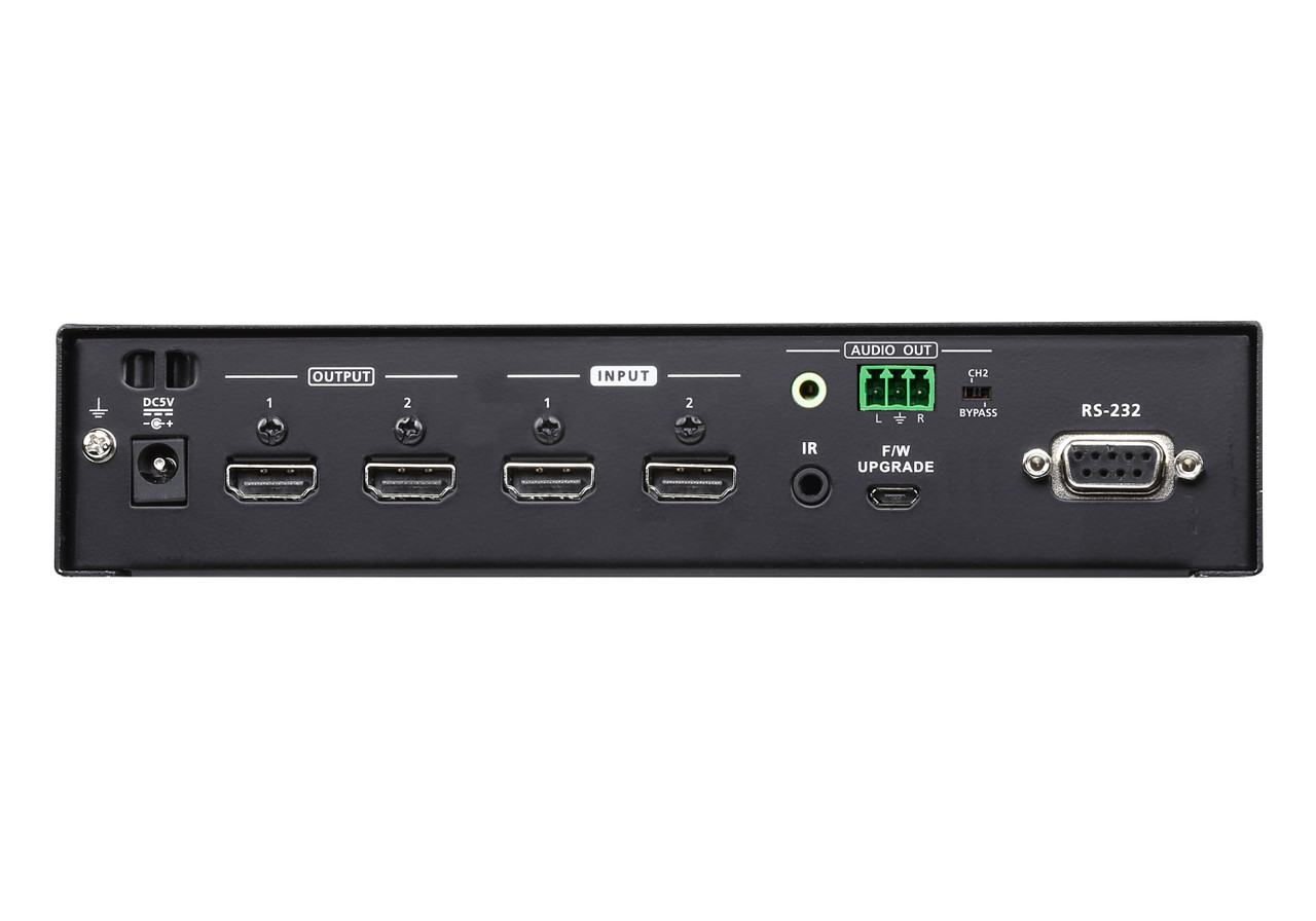 ATEN VM0202HB: 2 x 2 True 4K HDMI Matrix Switch with Audio De-Embedder -  aten-kvm.com
