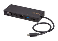 ATEN UH3236: USB-C Multiport Mini Dock with Power Pass-Through