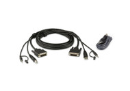 ATEN 2L-7D03UDX4: 3M USB DVI-D Dual Link Secure KVM Cable Kit 