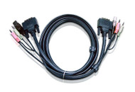 ATEN 2L-7D02UI: 6' USB DVI-I Single Link KVM Cable