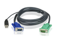 ATEN 2L-5205U:15FT 5 meter SPHD15(M)-USB Cable F/CS1708/CS1716/CL1758L