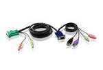 ATEN 2L-5305UU: 15' USB KVM cable w/ Audio for CS1772 and CS1774