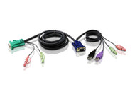 ATEN 2L-5303UU: 10' USB KVM cable w/ Audio for CS1772 and CS1774