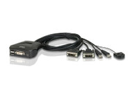 ATEN CS22D: 2-port USB DVI Cable KVM Switch