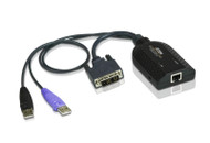 ATEN KA7166: DVI USB Virtual Media KVM Adapter Cable with Smart Card Reader (CPU Module)