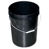 BLACK Bucket/PAIL 20L/5 gallon 