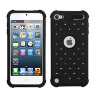 Black/Black Luxurious Lattice Dazzling TotalDefense Protector Cover CGS-AIPTCH5HPCTDEF201NP