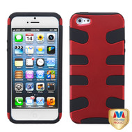 Titanium Red/Black Fishbone Phone Protector Cover