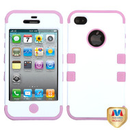 Ivory White/Light Pink TUFF Hybrid Phone Protector Cover
