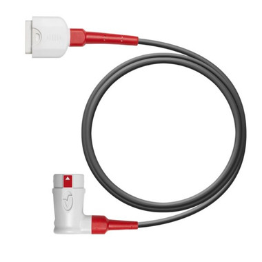 Masimo Rainbow Extension Cable with rainbow and M-LNCS sensors. This cable is made from Kevlar to enhance its strength, making it suitable for EMS. 

Compatible with Philips Tempus Pro REf:4485