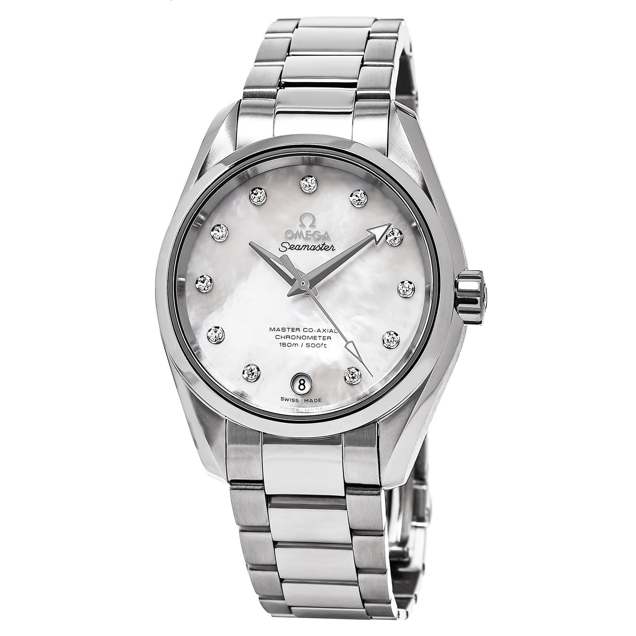 Omega Women's 'Aqua Terra' Swiss Quartz Stainless Steel Watch