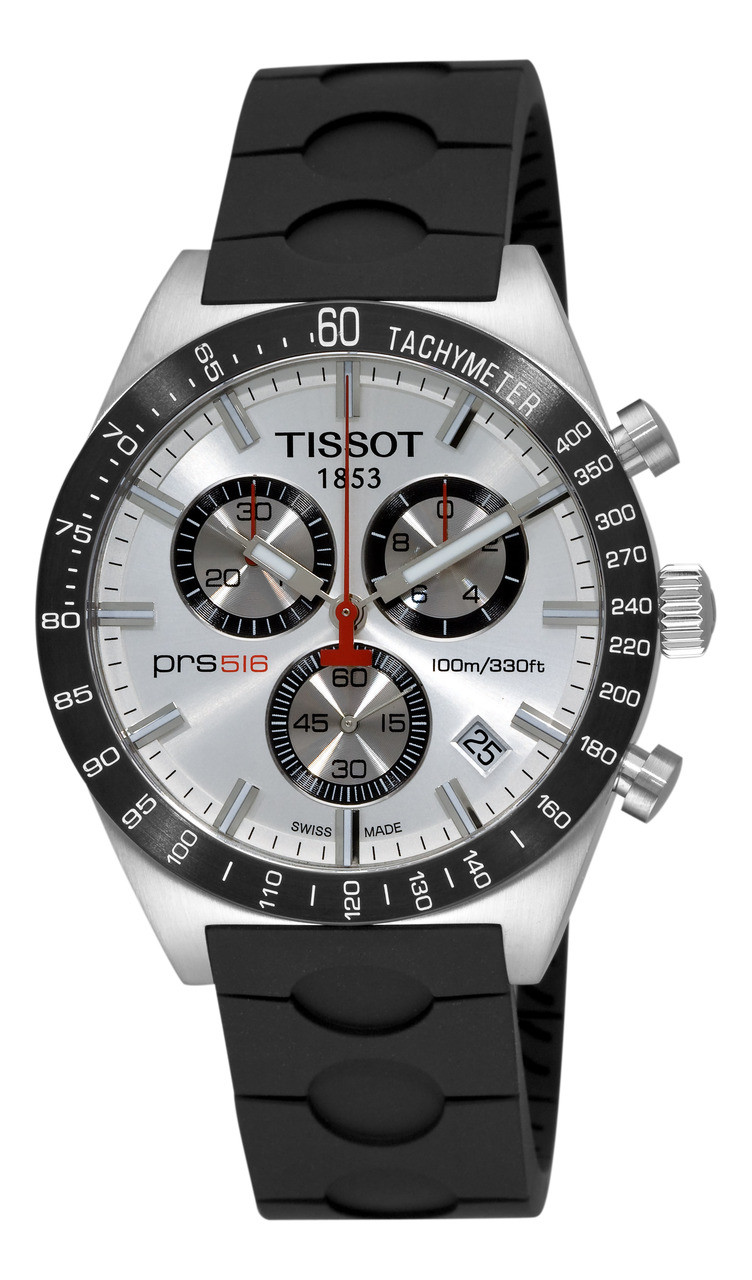 Tissot Men s T Sport PRS 516 Rubber Strap Chronograph Watch