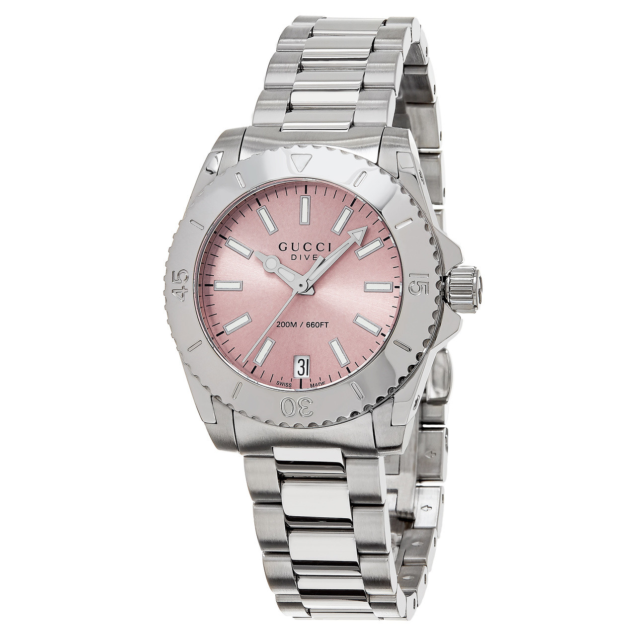 YA136401 'Dive' Stainless Steel Watch 