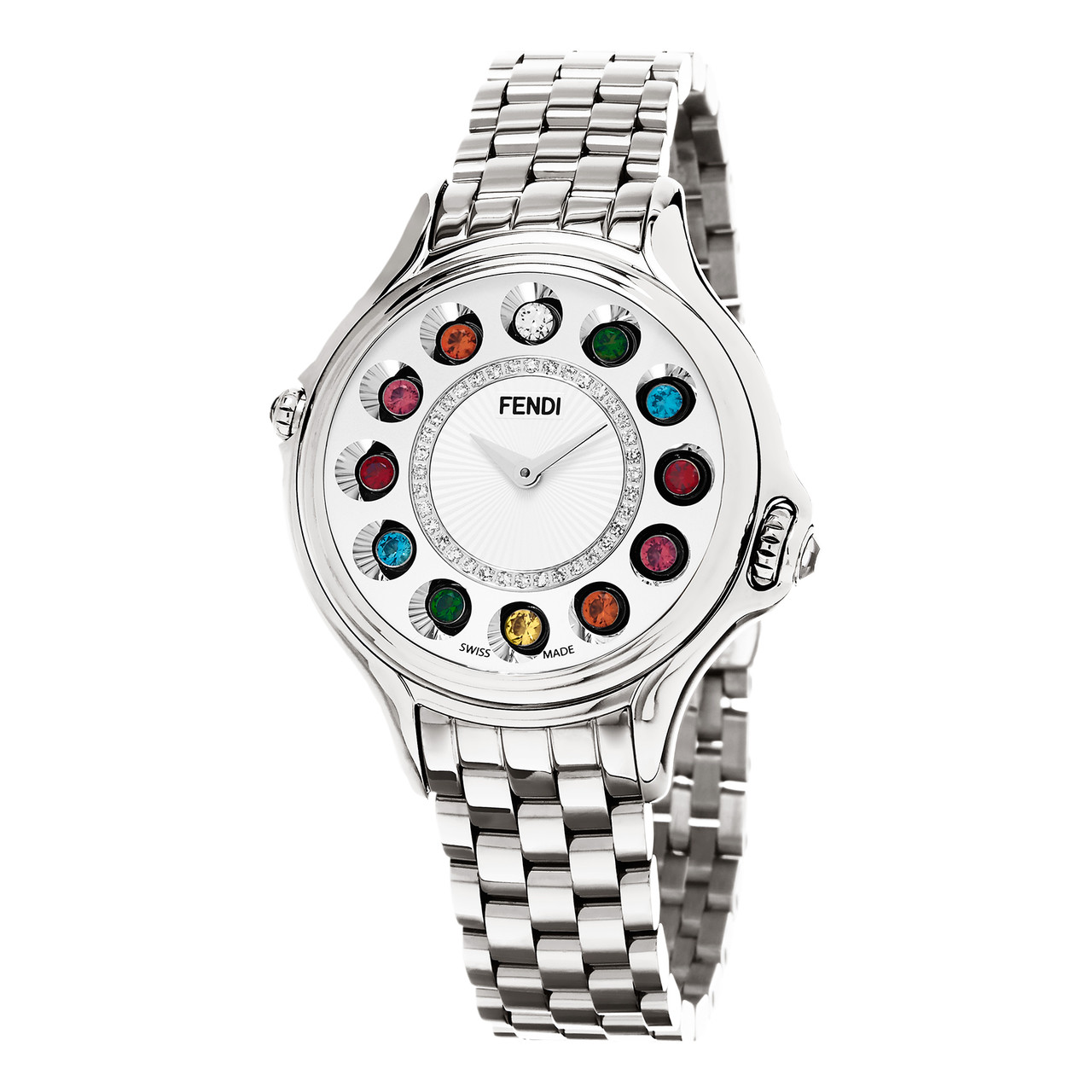 Fendi Women's F107024000D2T05 Crazy Carats Quartz Dial Watch - Sigmatime