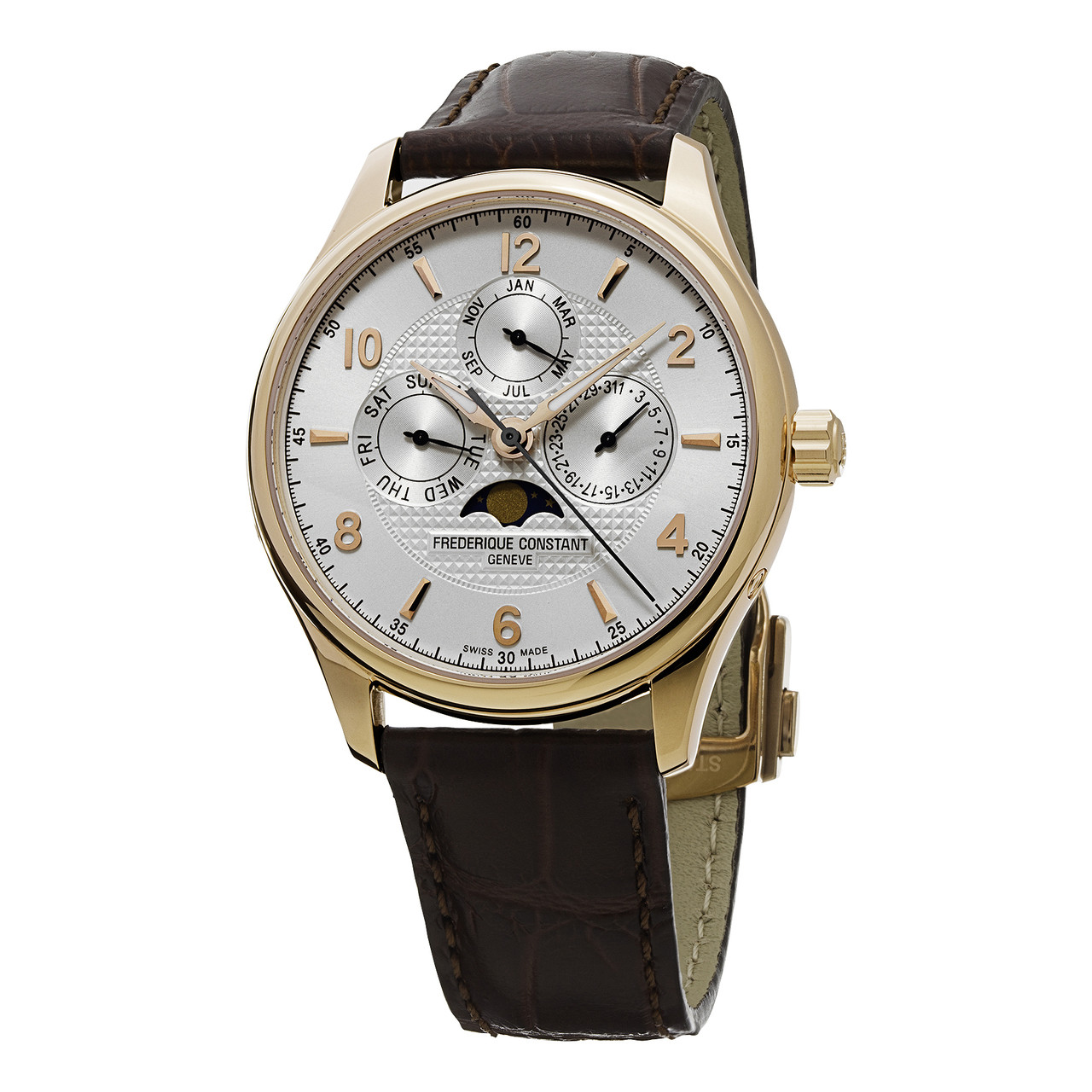 Frederique Constant Runabout Men's Analog Swiss Automatic Brown Watch  FC365RM5B4 - Sigmatime