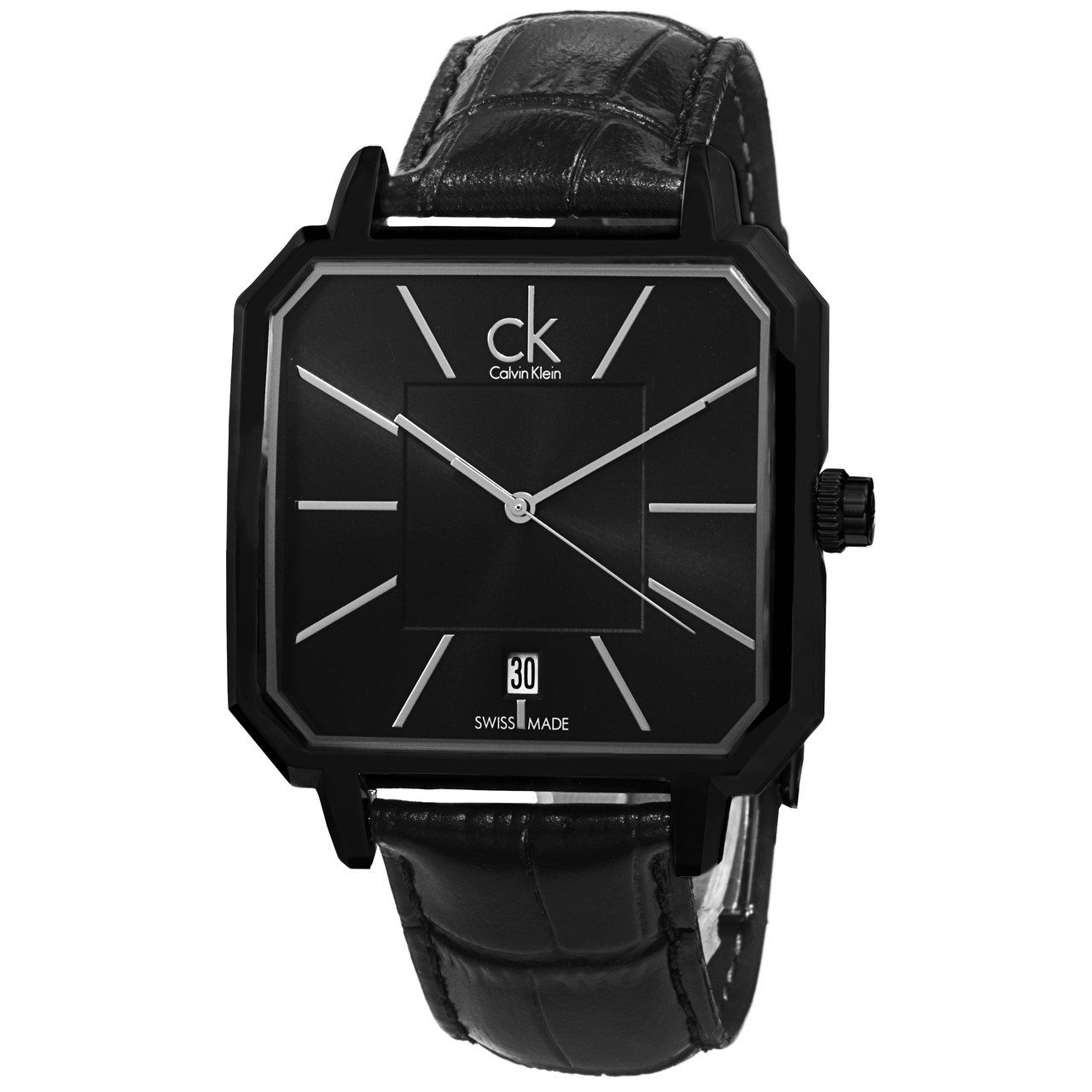 Calvin Klein Men's K1U21402 Concept Stainless Steel Black Swiss Quartz