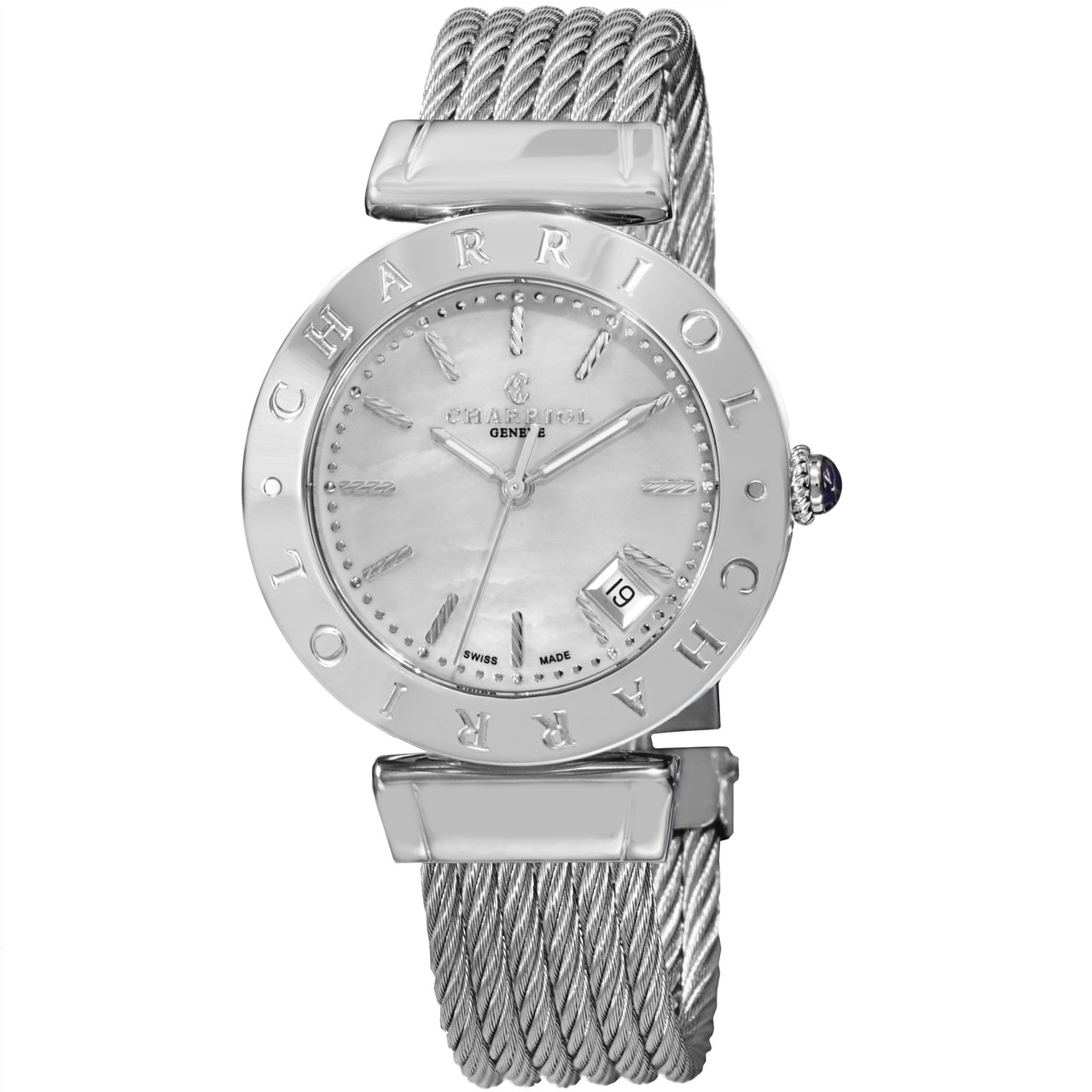 Charriol Women's AMS.51.002 'Alexandre C' Mother of Pearl Dial Quartz