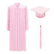 Pink M2000 Cap, Gown & Tassel