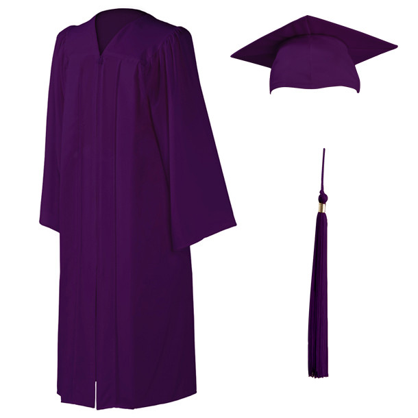 dark purple gowns