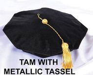 Deluxe Tam with Metallic Tassel