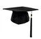 Finest Quality™ Folding Crown Mortarboard and Luxury Chainette™ Tassel