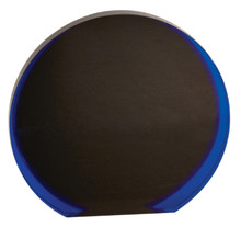 5 1/2" Black/Blue Luminary Circle Acrylic