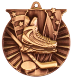 2" Bronze Hockey Victory Medal