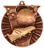 2" Bronze Soccer Victory Medal