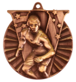 2" Bronze Wrestling Victory Medal