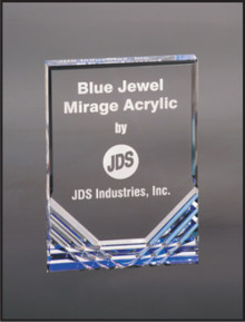 5" x 7" Blue Jewel Mirage Acrylic