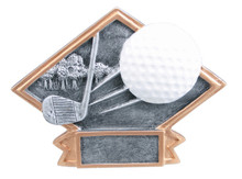 4 1/2" x 6" Golf Diamond Plate Resin