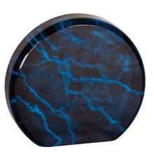 4 1/2" Blue Marble Acrylic Circle
