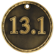 2" Gold 3D Half Marathon Medal
