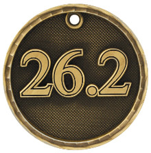 2" Gold 3D Marathon Medal