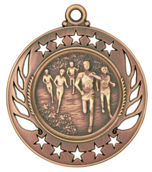 2 1/4" Bronze Cross Country Galaxy Medal