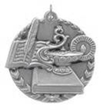 1 3/4" Silver Lamp of Knowledge Millennium Medal