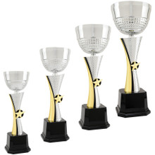 Silver/Gold Metal Cups with Star