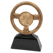 Gold Steering Wheel Resin 7"