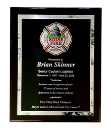 Piano Finish Color Plaque