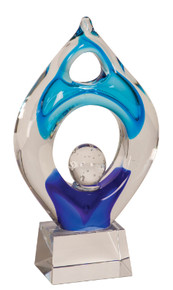 10 1/4" Winner Art Glass