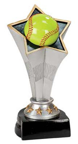 7" Softball Rising Star Resin