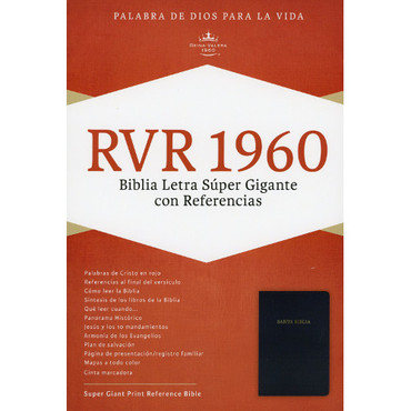 Biblia RVR 1960 Letra Súper Gigante Con Referencias - Cristianismo ...